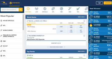 BetRivers - Best betting site for live betting on Wimbledon